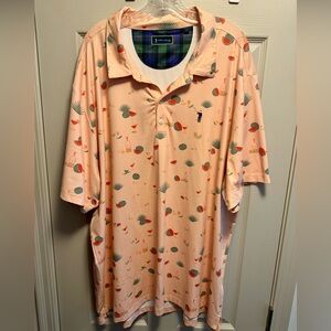 William Murray fun print golf polo